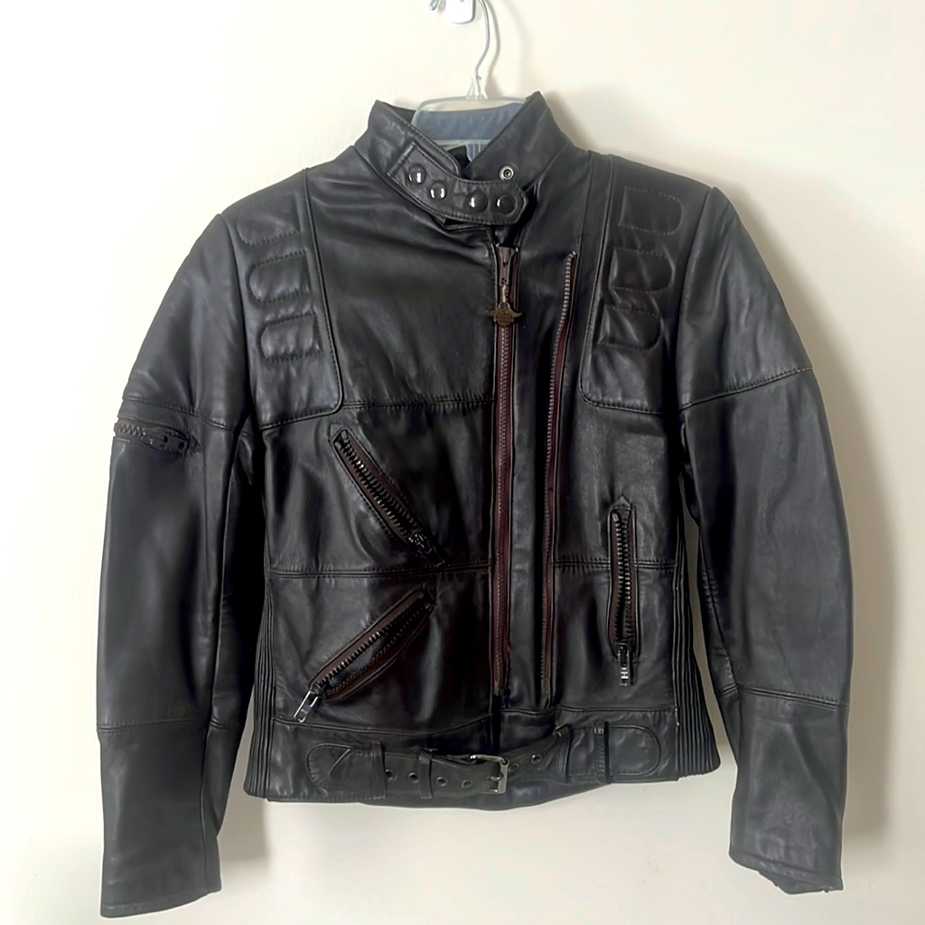 Women’s Hein Gericke Harley Davidson Motorcycle Jacket, Size 36
